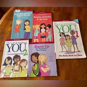 American Girl books -set of 5